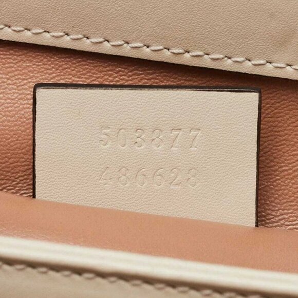 Gucci Black/White Snakeskin Ophidia Small Shoulder Bag - Picture 10 of 10